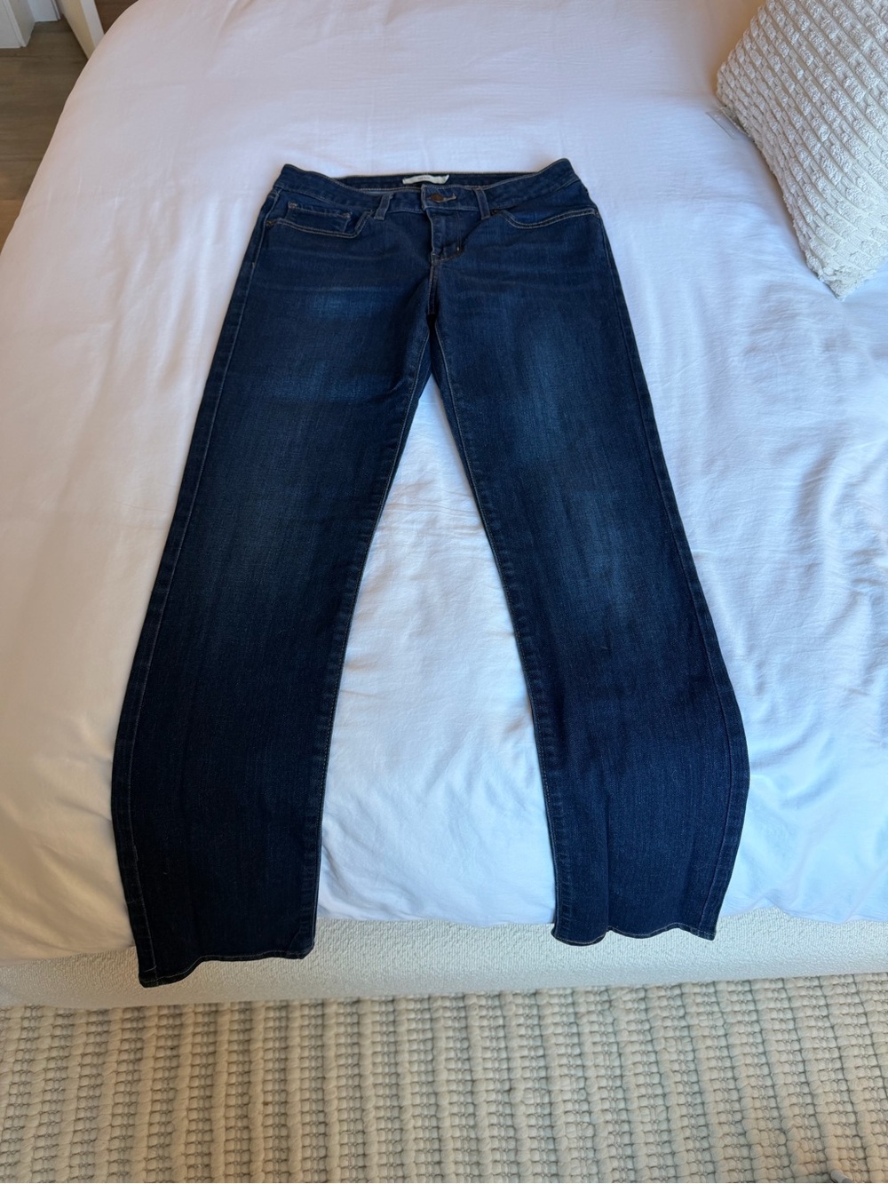 Levi’s 712 Slim Jeans Women’s W31 L34 Dark Wash Stretch Denim